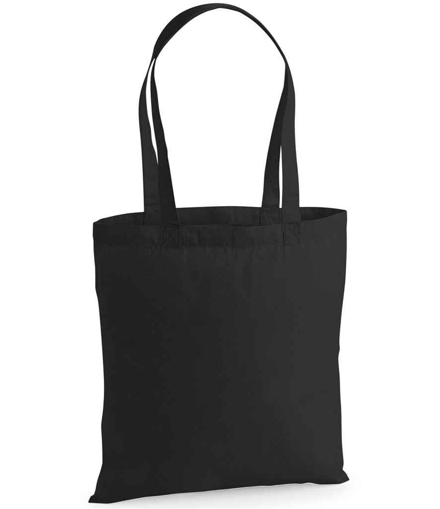 Westford Mill Premium Cotton Tote Bag, Black, view 1 of 1