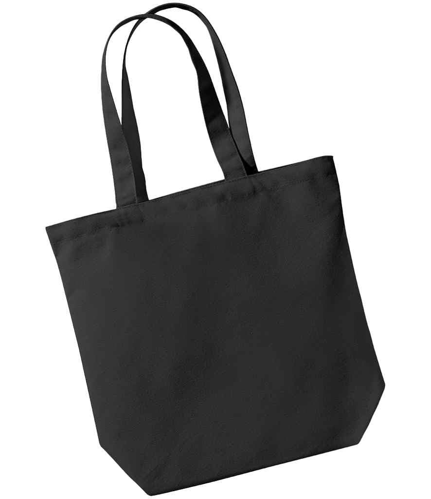 Westford Mill Fairtrade Cotton Camden Shopper, Black, view 1 of 1