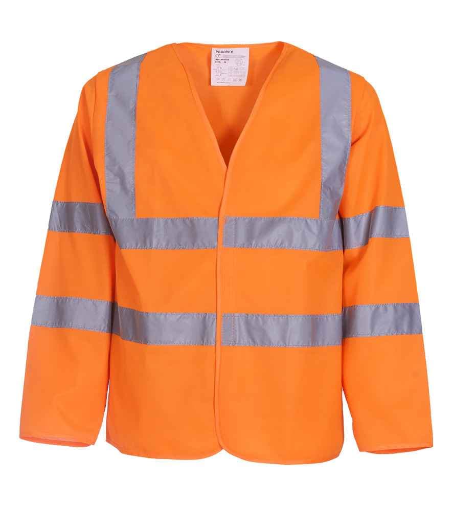 Yoko Hi-Vis Long Sleeve Jacket, Orange, view 1 of 1